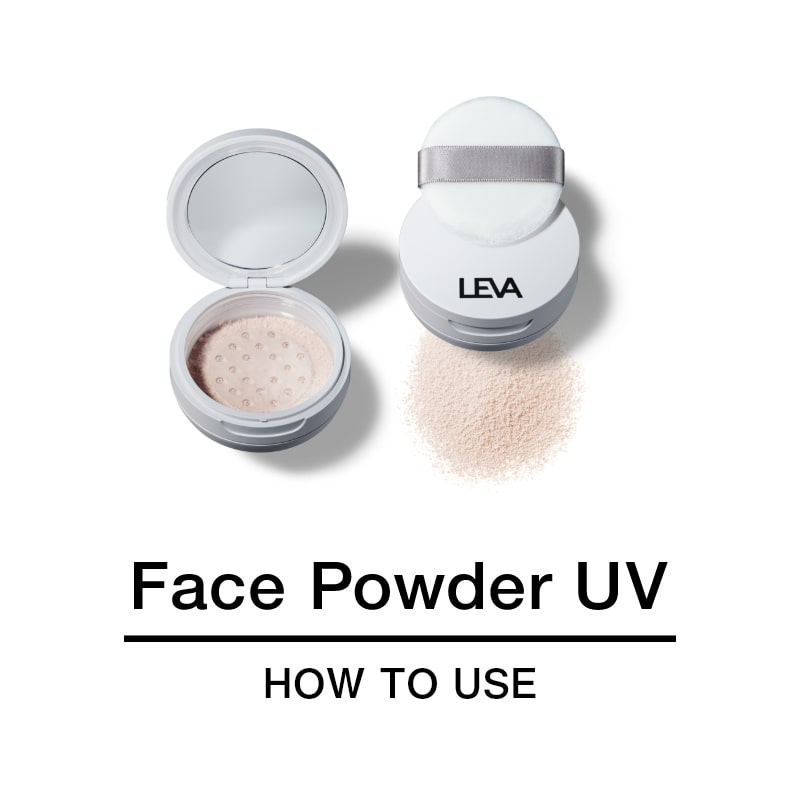 Face Powder UV HOW TO USE